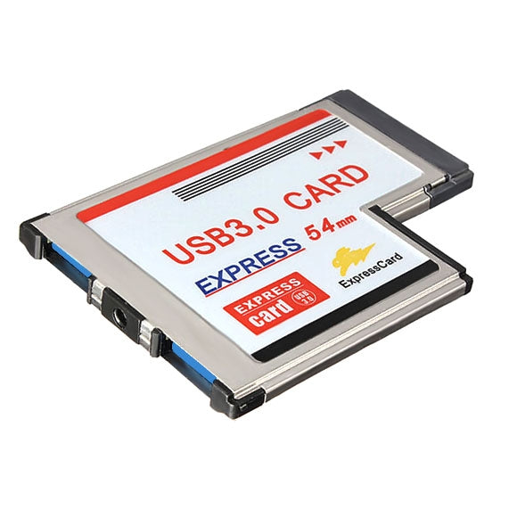 2 Ports USB 3.0 5Gbps PCI 54mm Slot Express Card for Laptop