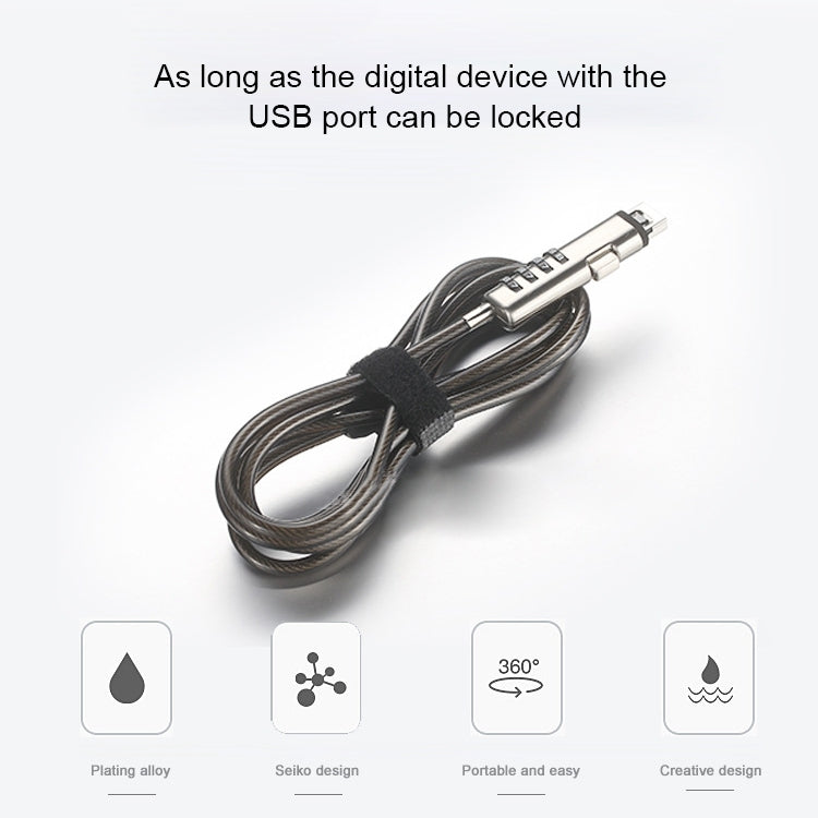Universal USB Interface Laptop Security Lock – Maverick Sales