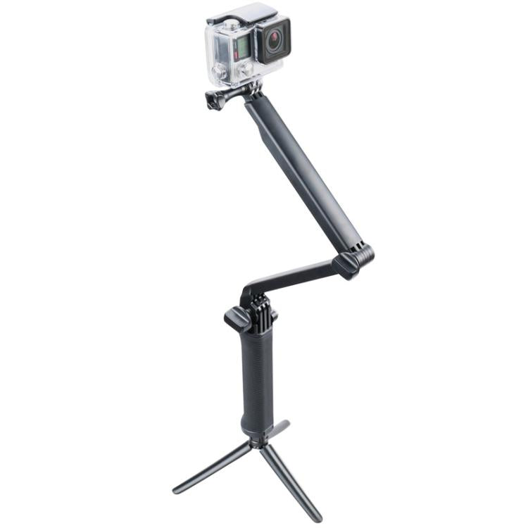 3-Way Multi Function Extendable Monopod Tripod Folding Rotating Arm Ca ...