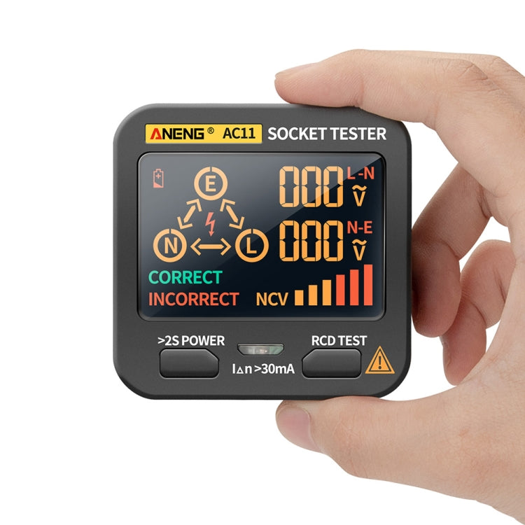 ANENG AC11 Multifunctional Digital Display Socket Tester Electrical Gr ...