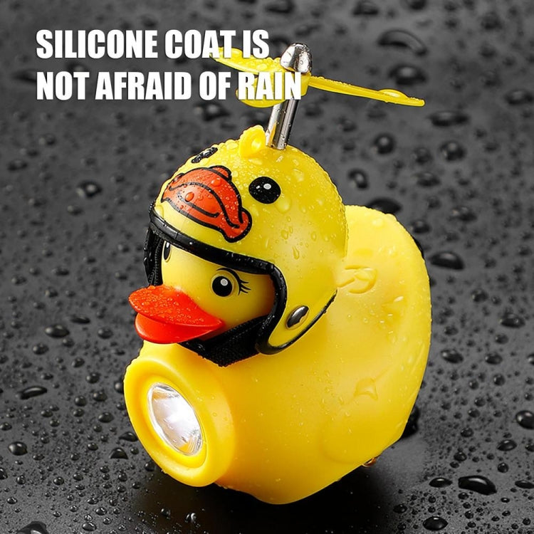 Duck Bike Bell Rubber Duck Helmet Handlebar Duck Yellow Bell