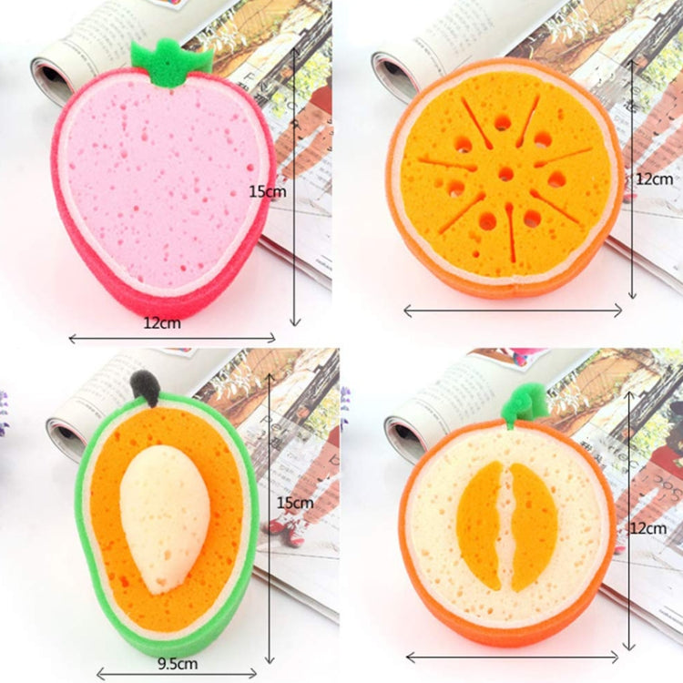 Fruit Model Thickened Sponge Dishcloth Rag Dish Towel, Style: Cantalou ...