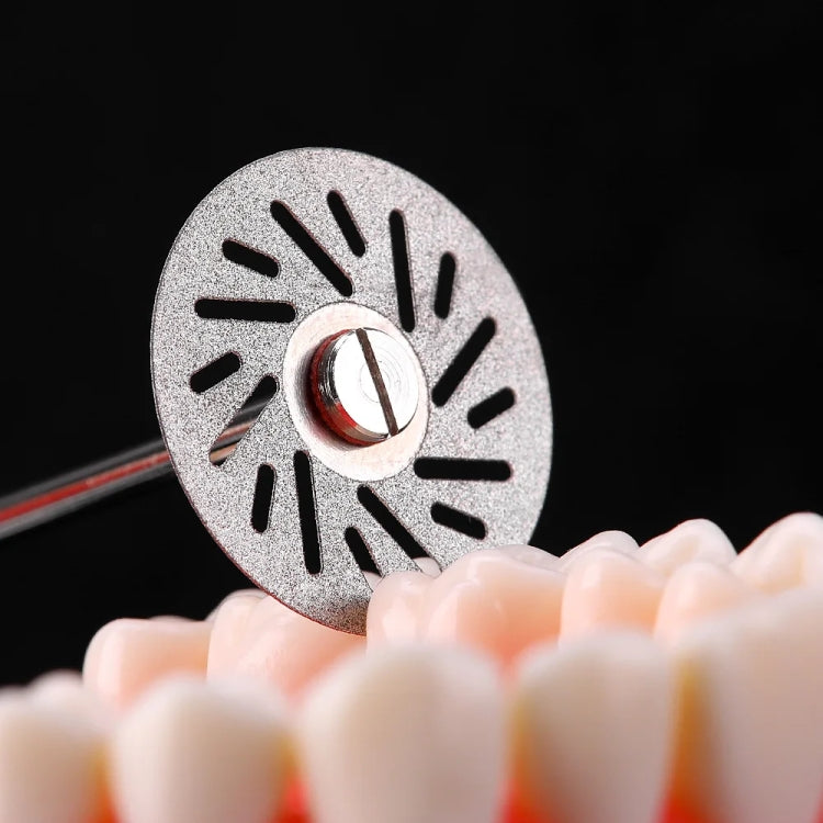 Tooth Disc 0.2mm Dental Lab Polishing Diamond Discs Dentist Rotary Cutting Tool C ...