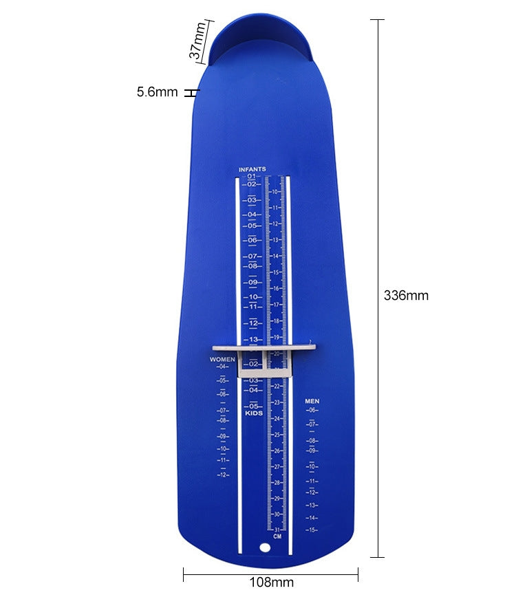 Large Foot Instrument Children Adults Home Use Universal Foot Measuring Instrument(Blue ...