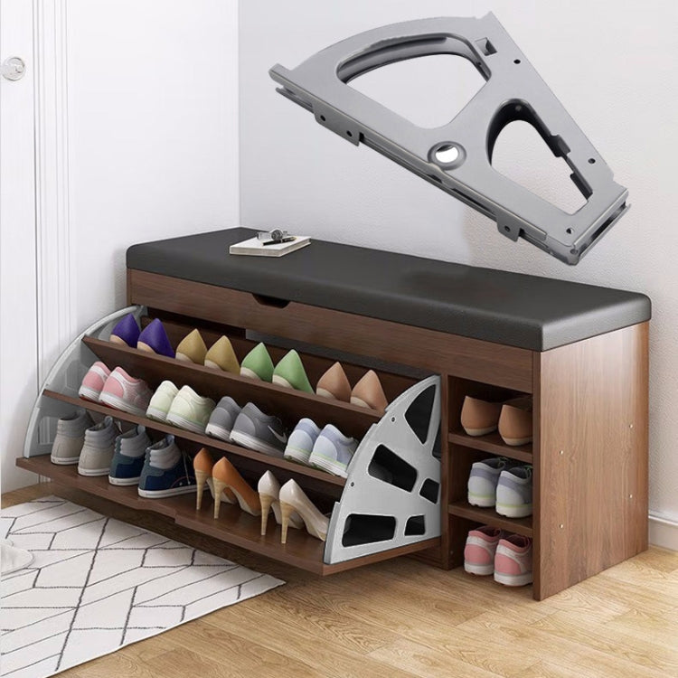 1pair Concealed Shoe Rack Cold Rolled Steel Flap Mounting Fittings, St ...