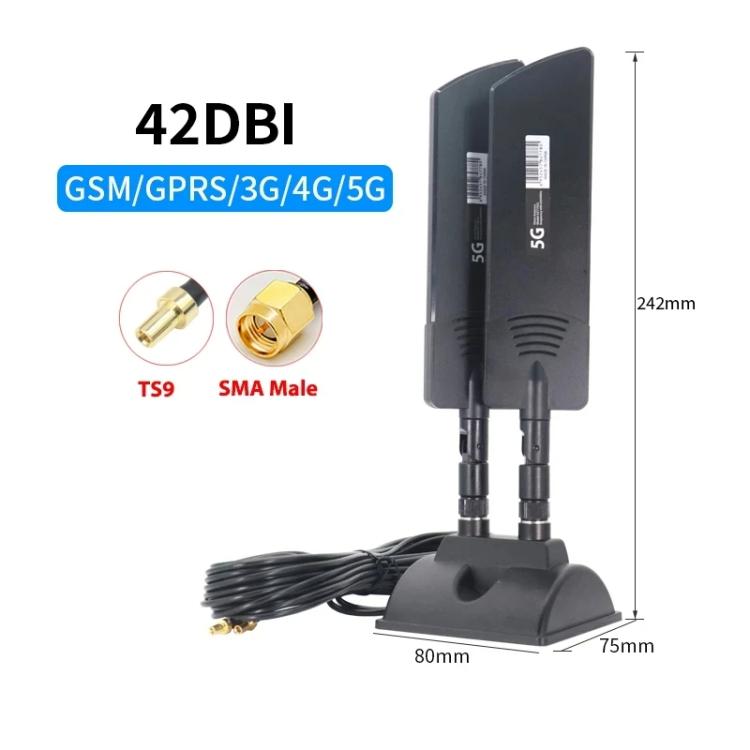 42dbi 5G Router External Antenna Outdoor Long Range WiFi Signal Covera ...