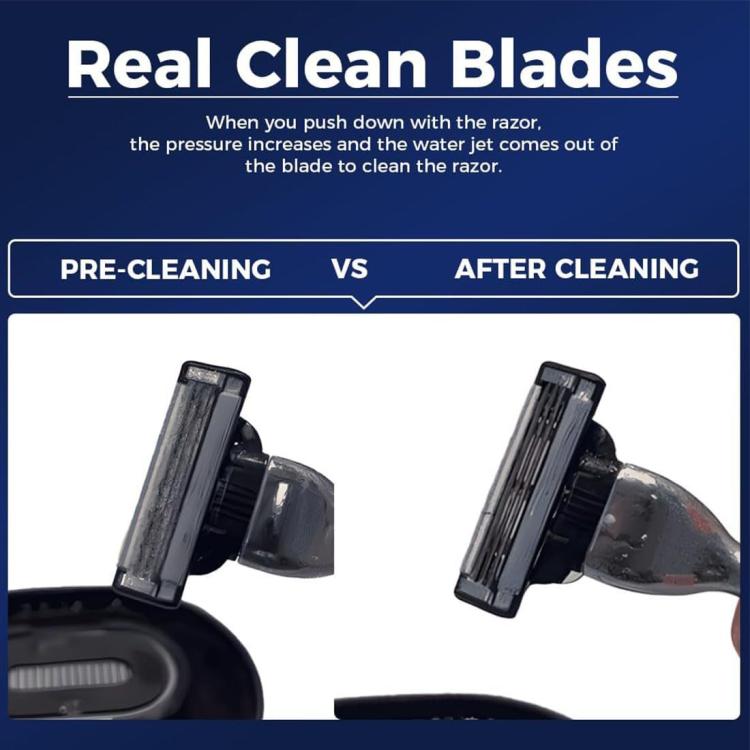 Razor Rinser No Batteries Need Save Water Shaver Cleaner(Black ...