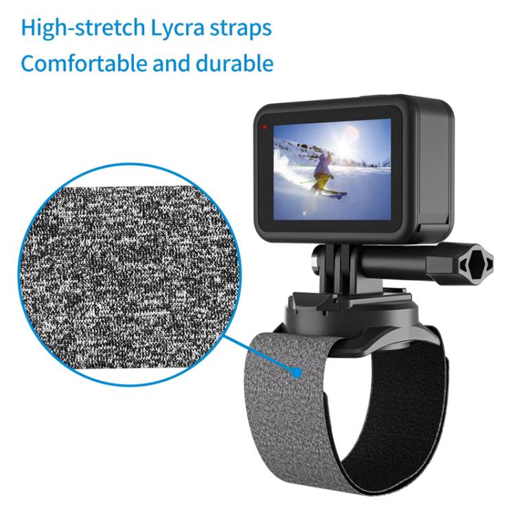 TELESIN Sports Camera Wrist Strap Steering Wrist Mount Strap(Gray Blac ...