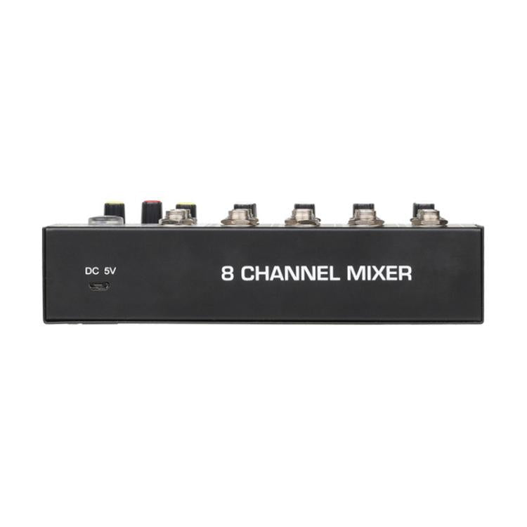 Q48 8 Channel Audio Mixer Console Stage Mixer Professional Digital Rev ...