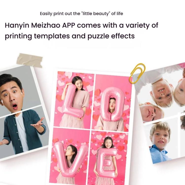 HPRT MT53 Small Color Photo Developer Portable Home Bluetooth Printer ...