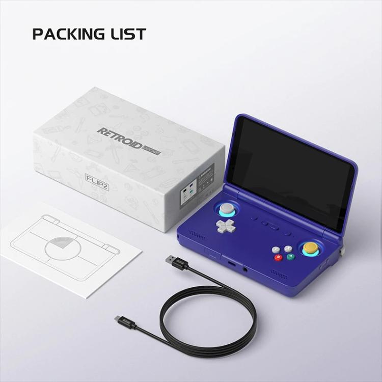 Retroid Pocket Flip 2 SD865 Processor Game Console Android13 5.5