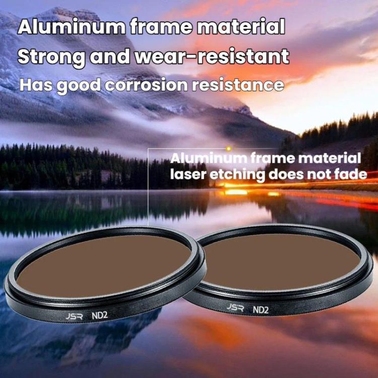JSR ND2 43mm Micro SLR Camera Light Reduction Filter Medium Gray Densi ...