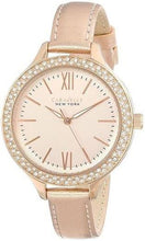 Load image into Gallery viewer, Authentic CARAVELLE by BULOVA Rose Gold Crystal Accented Ladies Watch
