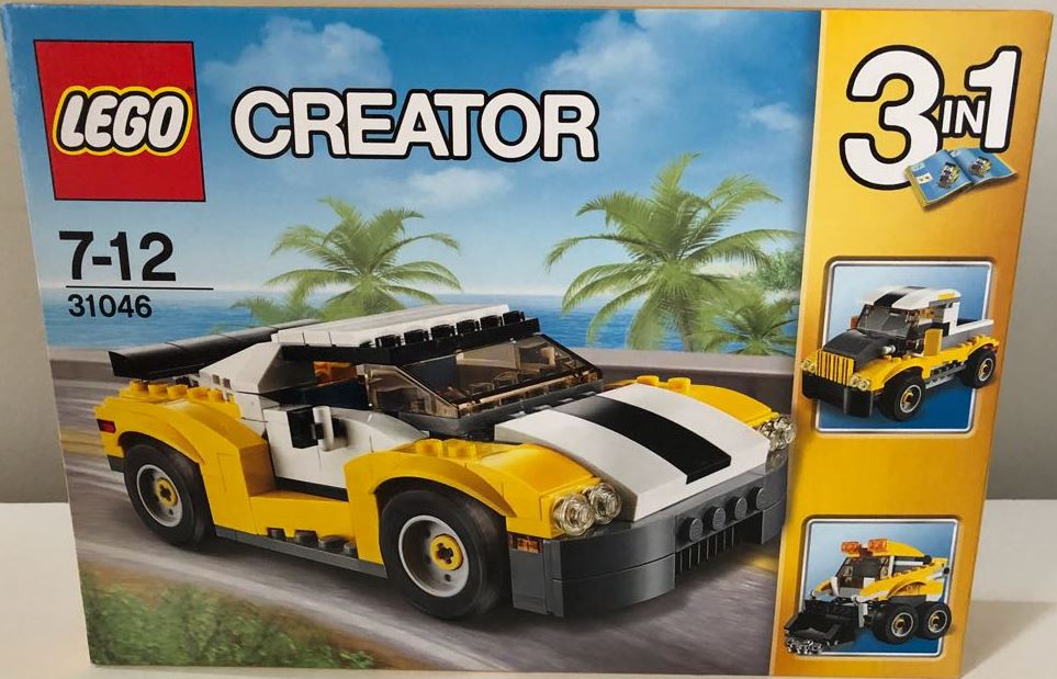 LEGO Fast Car 31046 Building Kit (222 Pieces)