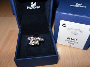 Swarovski star crystal ring