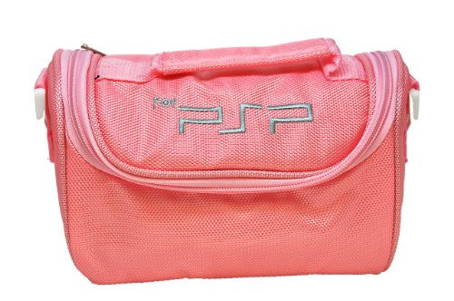CRAZYONDIGITAL Multifunction Pink Carry Case for Sony PSP (+ shoulder strap)
