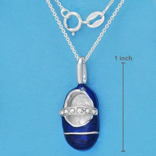 Genuine Sterling Silver (925) baby shoe pendant
