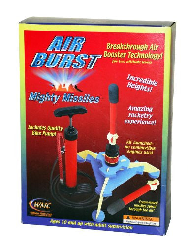 WMC Air Burst Mighty Missile Pump Powered Rocket With Launcher