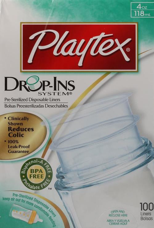 PLAYTEX Drop-Ins Pre-Sterilised Disposable Bottle Liners