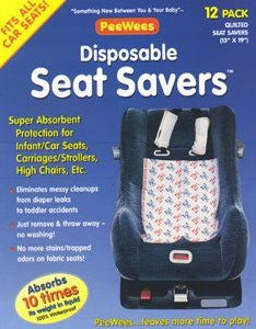 PEEWEES Disposable Car Seat Savers