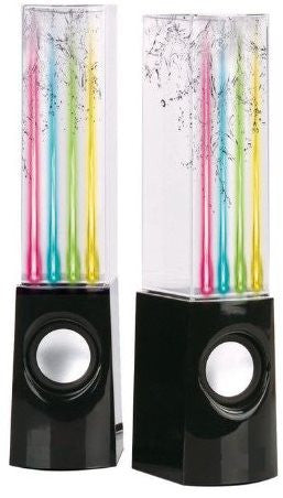Plug & Play Multi-Coloured Illuminated Dancing Water Speakers