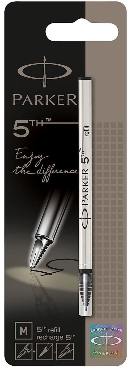 PARKER 5TH Pen Refill - Black, Medium