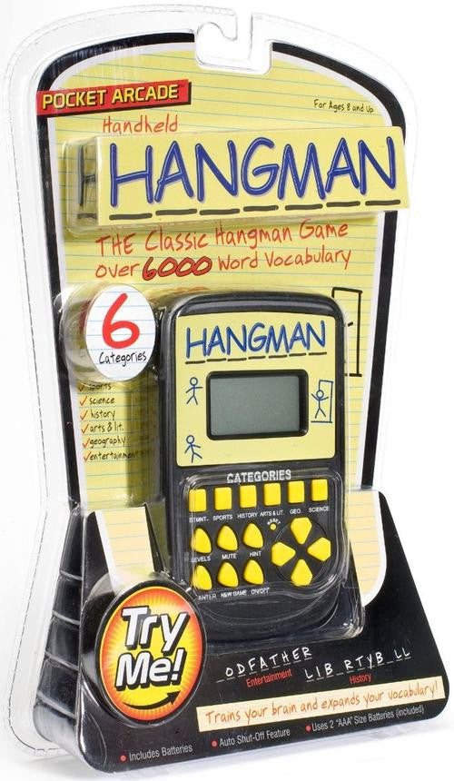 Hangman Electronic Handheld Game