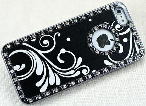 Crystal Bling Hard Case for Apple iPhone 5 + Screen Protector Film & Mini Stylus