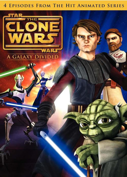 Star Wars - The Clone Wars - A Galaxy Divided - DVD