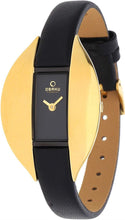 Load image into Gallery viewer, Authentic OBAKU Denmark Black Leather Ladies Watch
