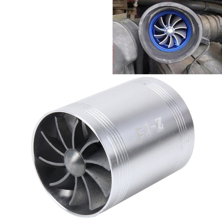 Turbine Air Intake Double Turbo Fan System 2.5-3.0 (Black / Blue
