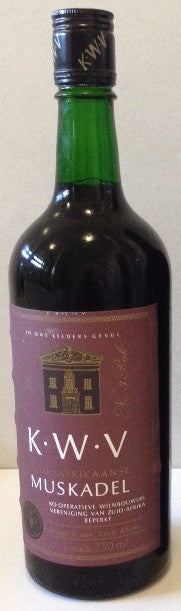 Rare Vintage KWV White Muscadel (750ml) - 1970's