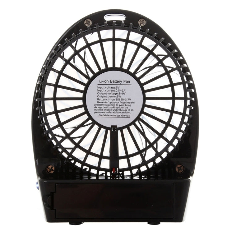 Hadata 4.3 inch Portable USB / Li-ion Battery Powered Rechargeable Fan ...