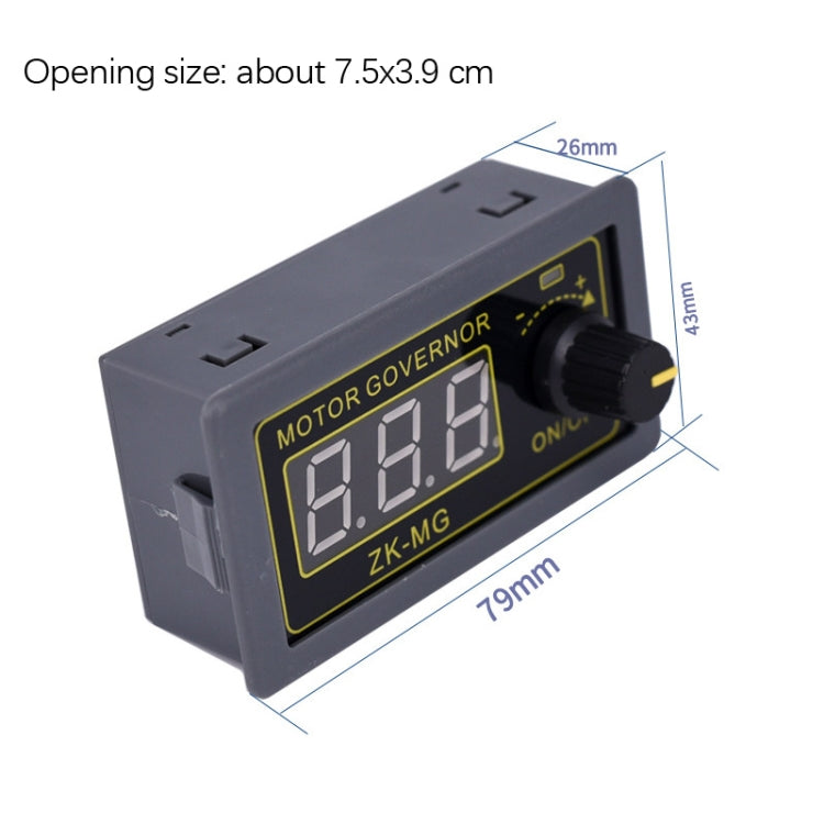 ZK-MG 5-30V High Power PWM DC Motor Governor Digital Display Encoder ...