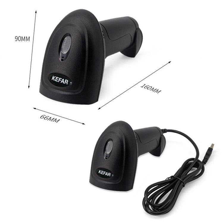 Color Code Reader Advertising Kefar Supermarket Store Cashier Wired Red Light Scanner 1D Barcode ...