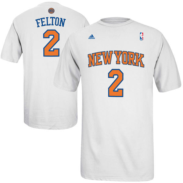 Authentic ADIDAS New York Knicks Raymond Felton # 2 Basketball T-Shirt Shirt