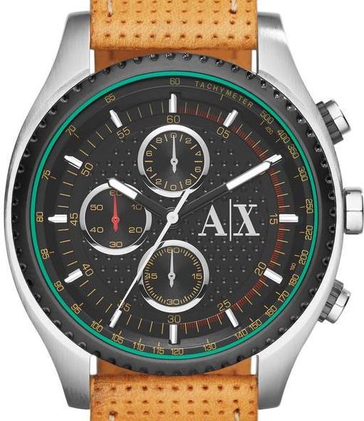 Armani Exchange Watch Leather Chronograph