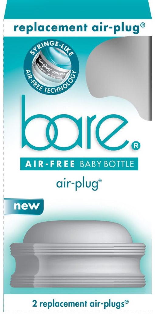 BITTYLAB Bare Air Free Baby 2.0 Bottle Replacement Air Plugs