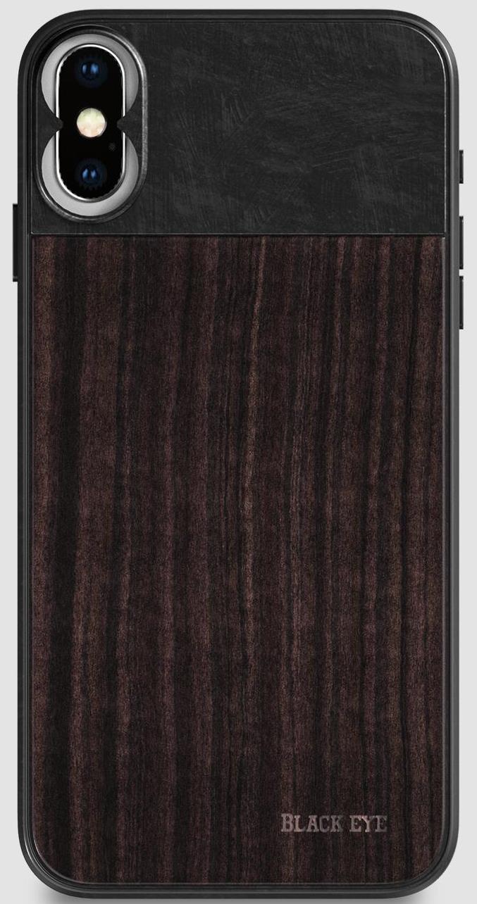 BLACK EYE Iphone X Photo Case With Black Eye Lens Attachment System + Wrist Strap