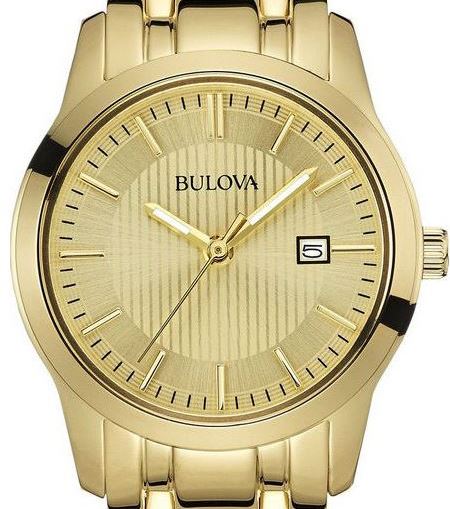 Authentic BULOVA Gold Tone Stainless Steel Ladies Watch