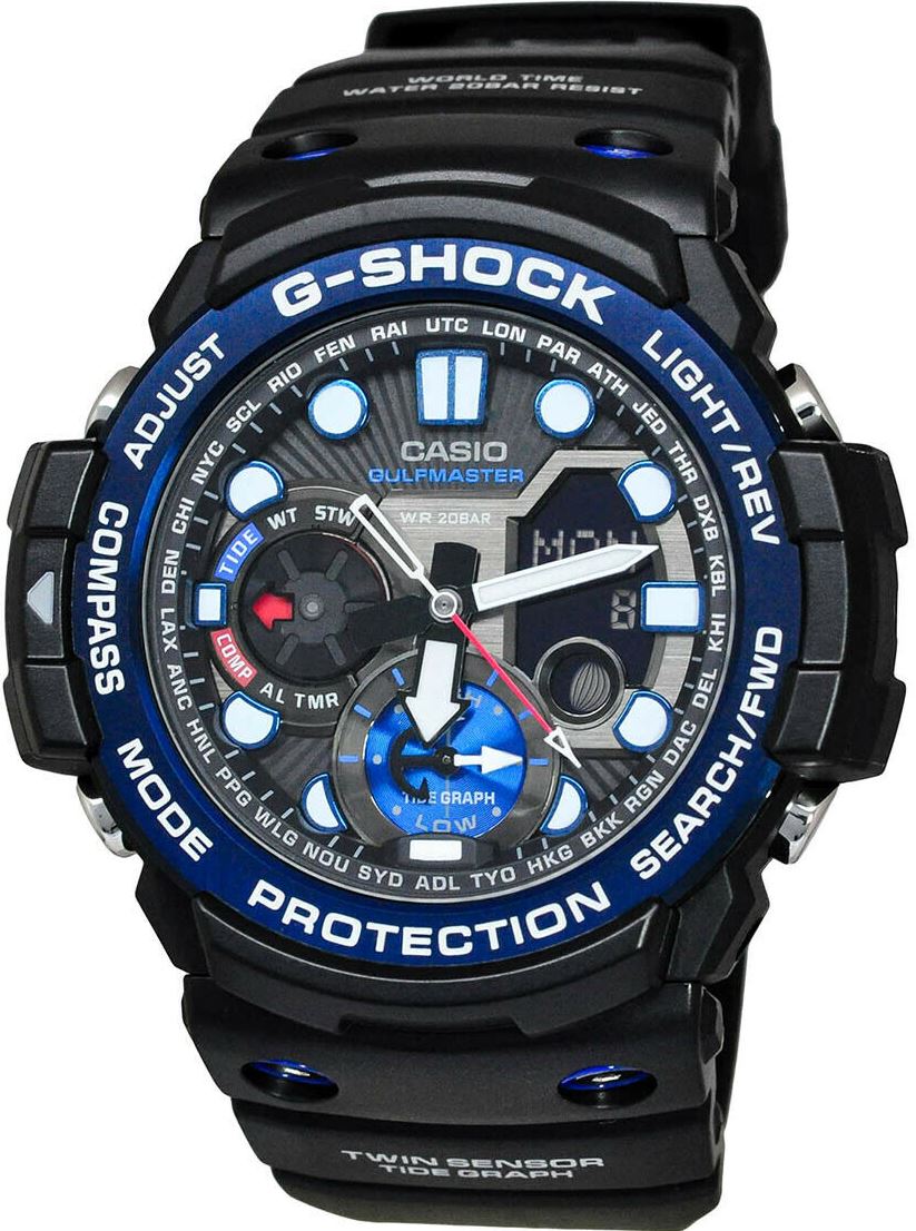 Authentic CASIO G-Shock Gulfmaster Twin Sensor Mens Watch
