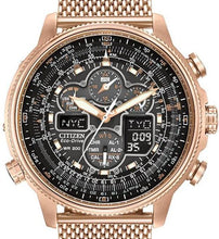 Load image into Gallery viewer, Authentic CITIZEN Eco-Drive Promaster Navihawk Perpetual Calendar Atomic Timekeeping Mens Watch
