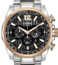 Load image into Gallery viewer, Authentic CITIZEN Eco-Drive ShadowHawk Stainless Steel Chronograph Mens Watch
