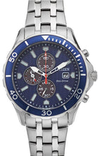 Load image into Gallery viewer, Authentic CITIZEN Eco-Drive Stainless Steel Chronograph Mens Watch

