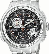 Load image into Gallery viewer, Authentic CITIZEN Eco Drive Stainless Steel Atomic Timekeeping Perpetual Calendar Chronograph Mens Watch
