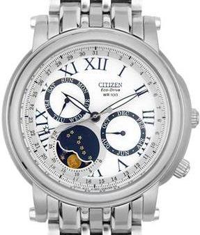 Authentic CITIZEN Eco-Drive Calibre Moon Phase Multifunction Mens Watch