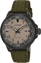 Load image into Gallery viewer, Authentic CITIZEN Eco-Drive Military Green Mens Watch
