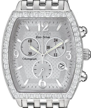 Load image into Gallery viewer, Authentic CITIZEN Eco-Drive Crystal Accented Chronograph Ladies Watch
