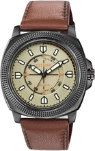Load image into Gallery viewer, Authentic CITIZEN Eco-Drive CTO Brown Leather Mens Watch

