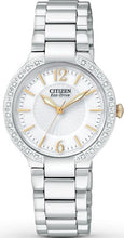 Load image into Gallery viewer, Authentic CITIZEN Eco-Drive Firenza Diamond Accented Stainless Steel Ladies Watch
